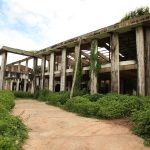 Abandoned project sight based on high cost of building materials
