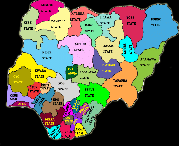 Map-of-Nigeria-Showing-36-States-and-the-Federal-Capital-Territory-5