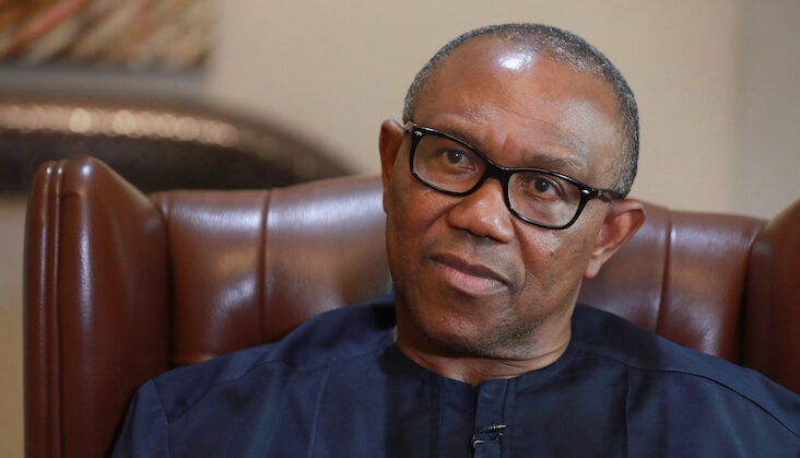 Peter Obi, Presidential candidate of the Labour Party, is pictured during an interview with Reuters at his residence in Lagos