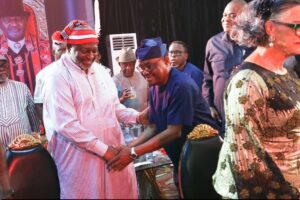 Yesterday, in Port Harcourt, the FCT Minister,  Nyesom Wike,  attended the Dinner Banquet in honour of Ambassador OCJ Okocha (SAN), on his appointment as Ambassador of the Federal Republic of Nigeria to Ireland