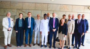 FCT minister with members of the European Union envoys in Abuja